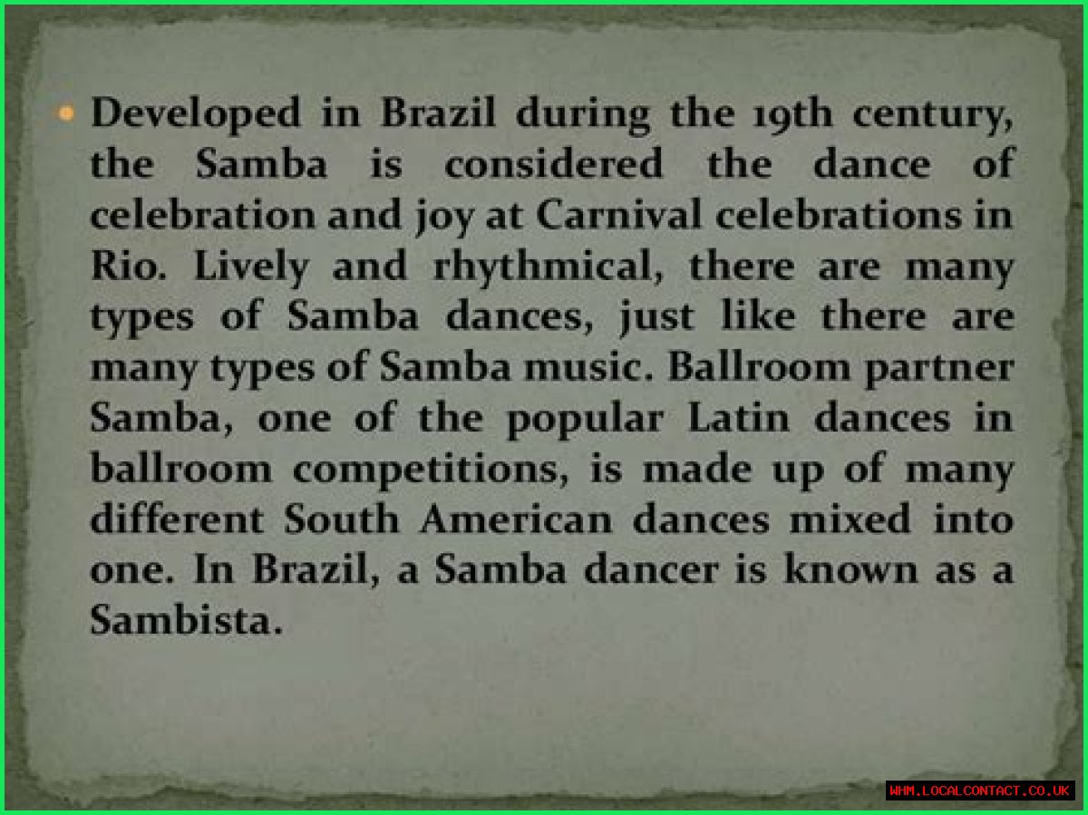 Samba Pa Ti Meaning: Exploring The Essence Of Music And Dance